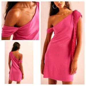 Free People Beach Cora Mini Dress In Pink